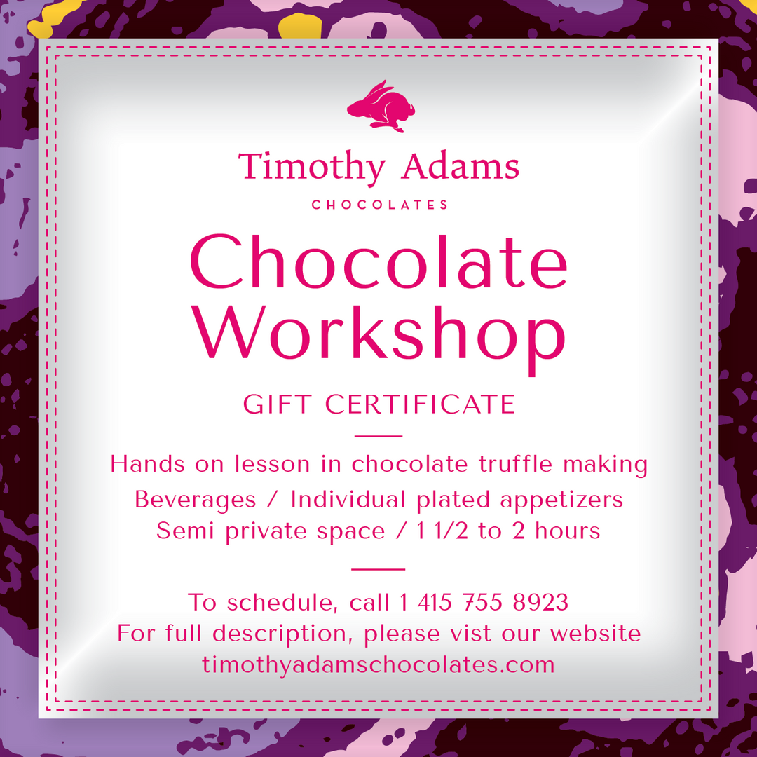 Timothy Adams Chocolates — Gift Certificates