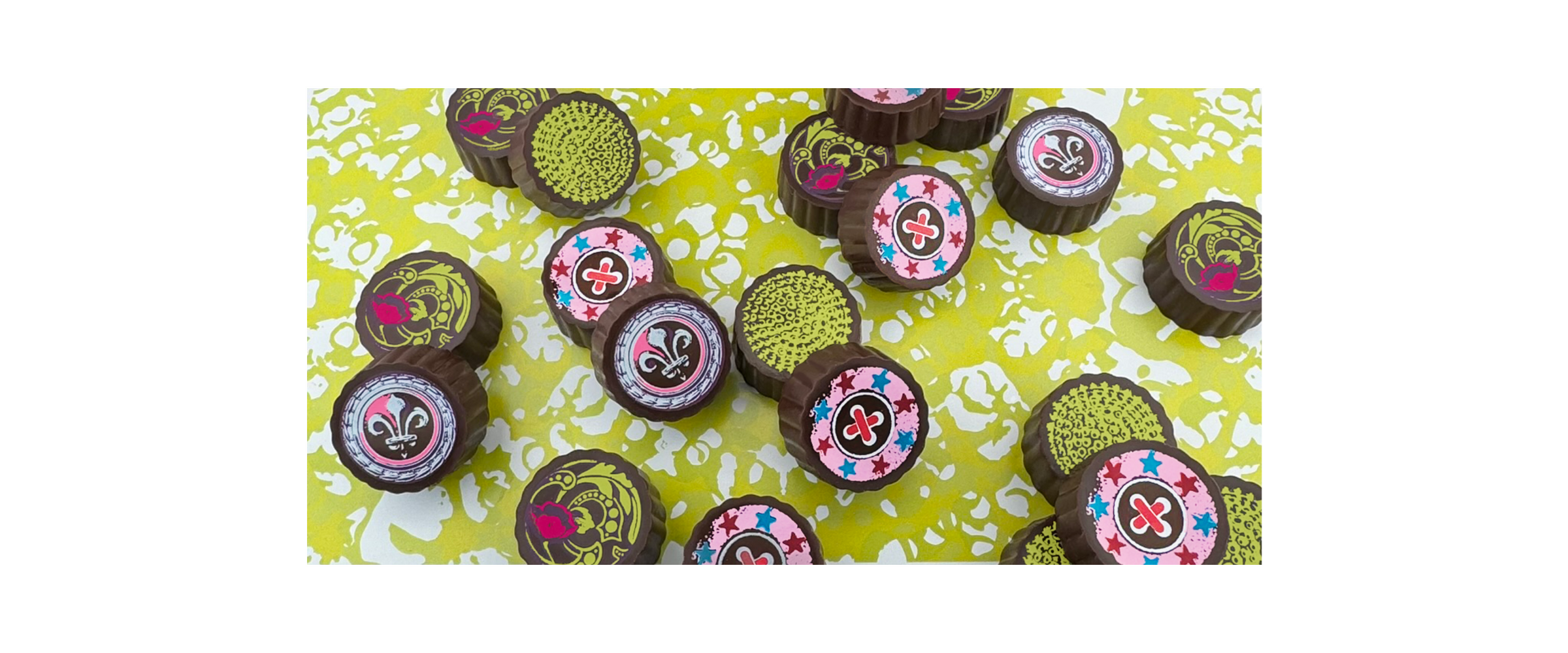 Timothy Adams Firewater chocolate truffle collection — luxury chocolates infused with fine spirits and bold flavors, handcrafted with Valrhona chocolate in signature couture boxes.