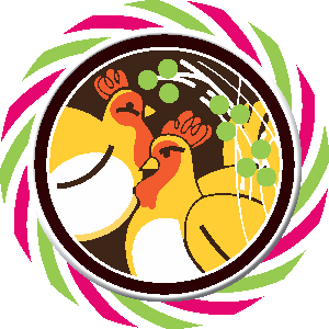 Chocolate topped with illustrated French hens from Timothy & Adams’ limited-edition Twelve Days of Christmas chocolates, festive gourmet gift.