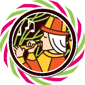 Handcrafted chocolate with piper playing illustration from the Twelve Days of Christmas Collection, festive artisan holiday chocolate.