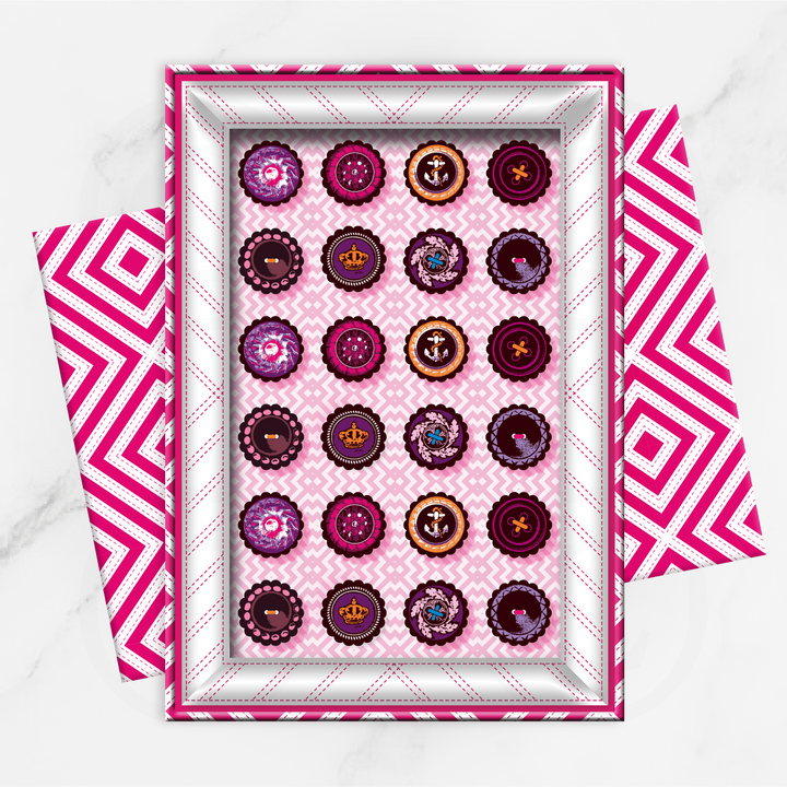 Fashionable Darks — Collection of 24 truffles