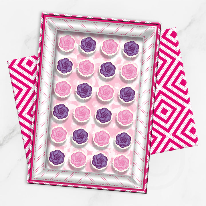 Rose & Violet Collection — Collection of 24 truffles