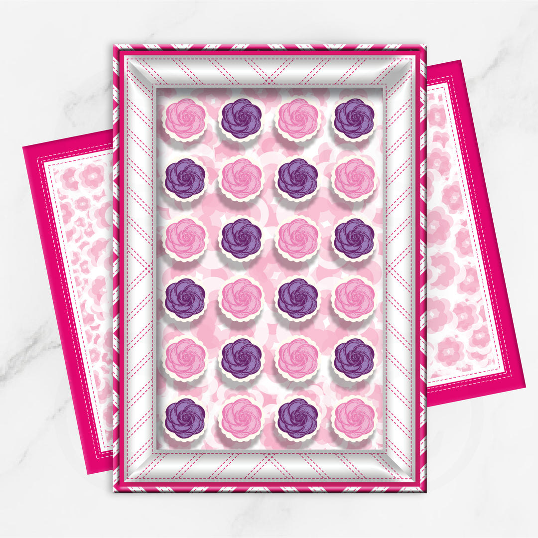 Rose & Violet Collection — Collection of 24 truffles